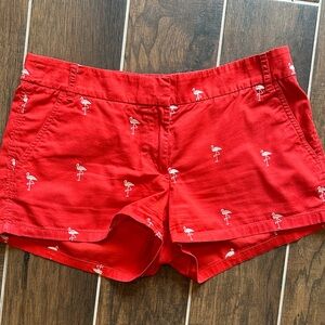 J. Crew Red Flamingo Women's Shorts size 8